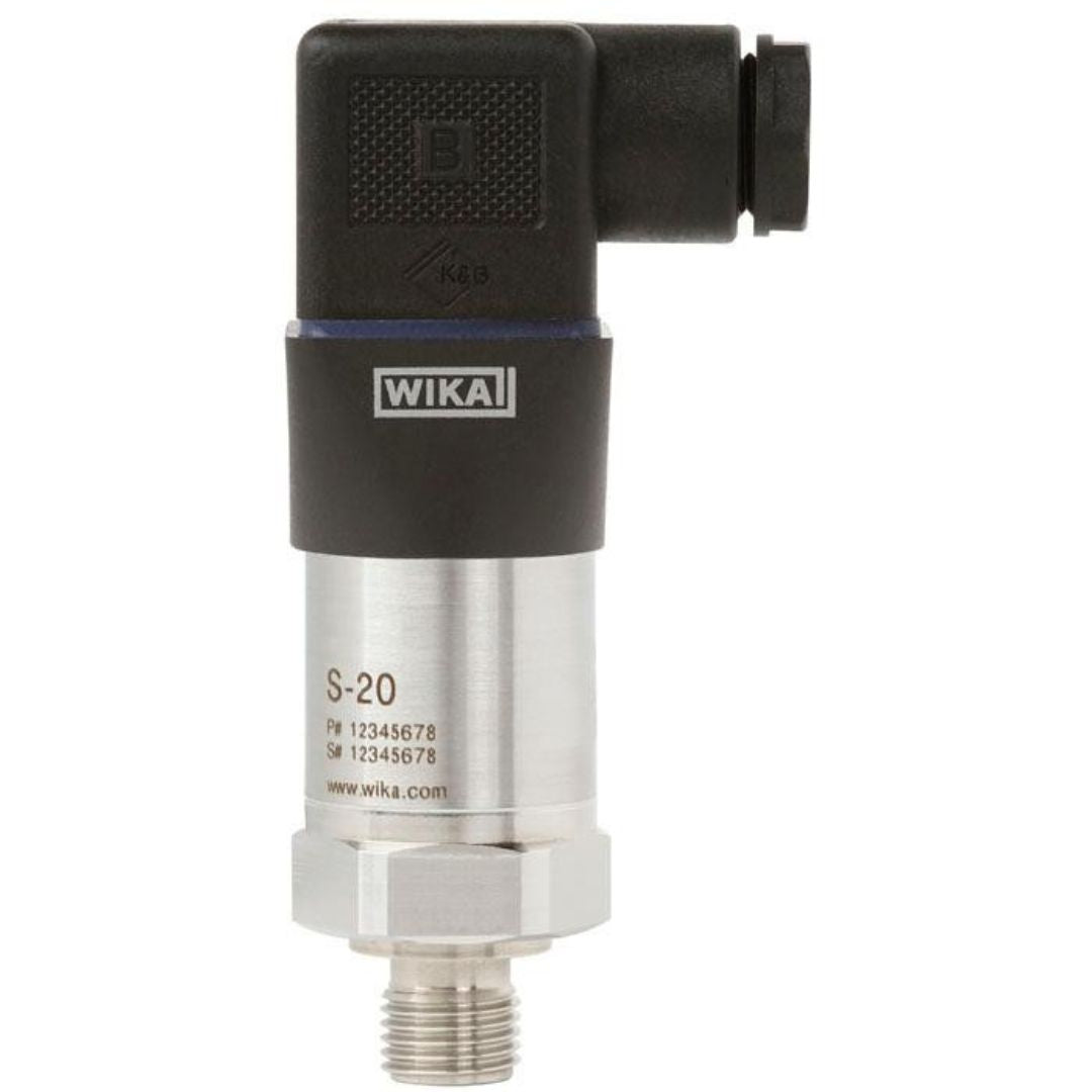 WIKA S-20 Pressure Transmitter with angular connector