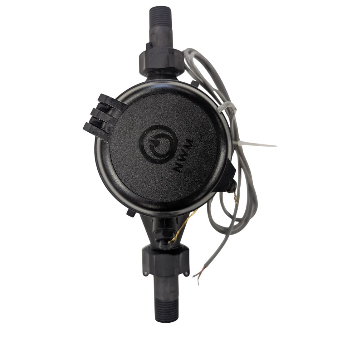 PRM 1/2 Inch NSF Certified Totalizing Water Meter, Top View, Cover closed. 