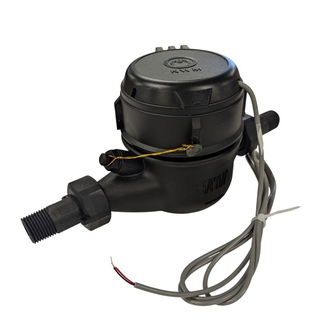 PRM 1/2 Inch NSF Certified Water Meter, Cover Closed