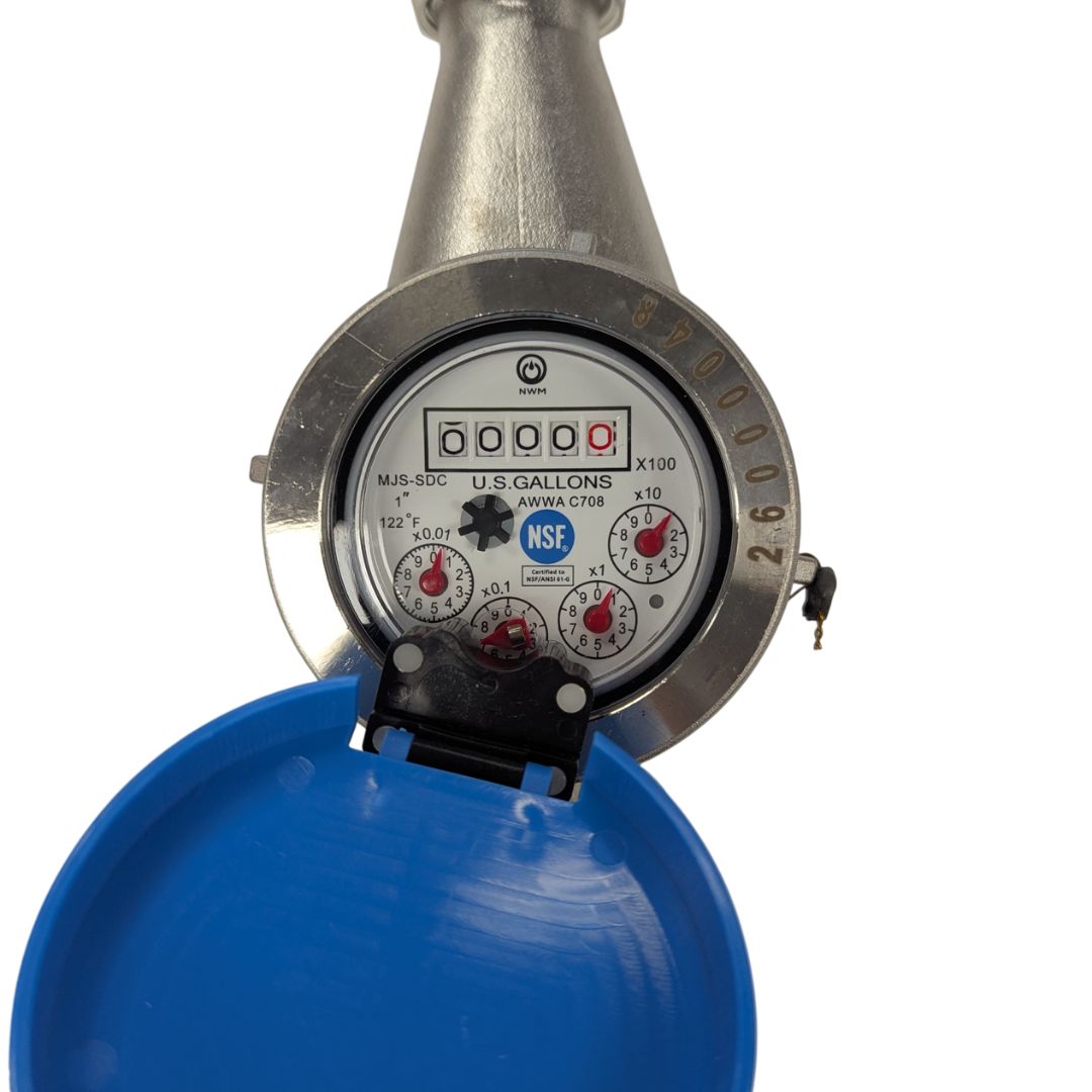 1" NSF Certified Stainless Steel Totalizing Water Meter