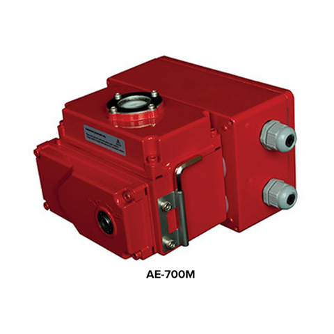 Jomar AE-700M Electric Actuator, Double Acting, NEMA 4x, Manual Override, 120VAC Modulating