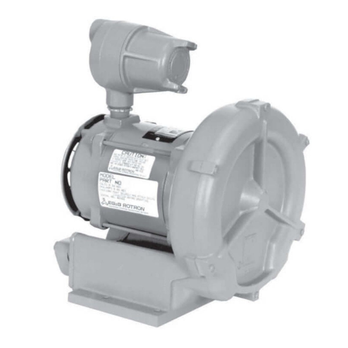 AMETEK Rotron EN101 0.5 HP Regenerative Blower with Explosion Proof Motor