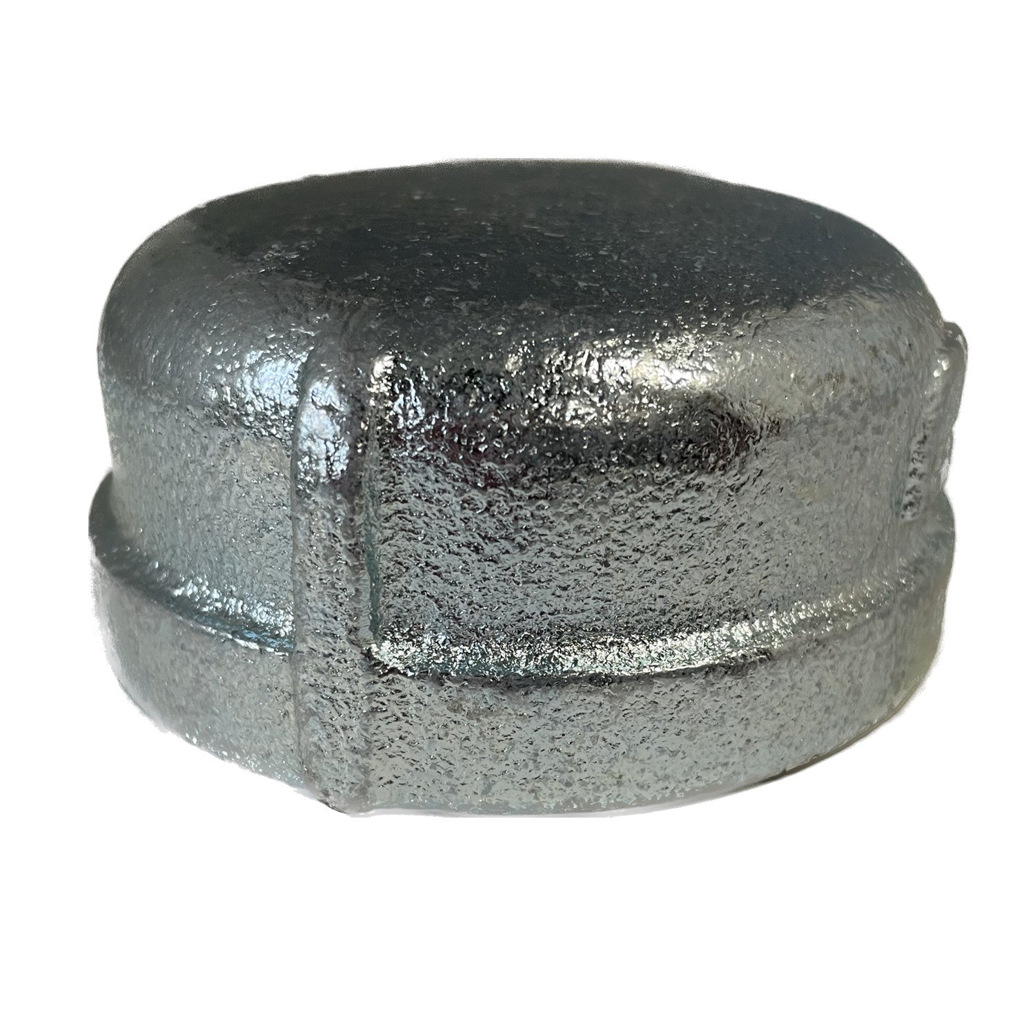 BMI 2 Inch Galvanized Cap, 150#, UL/FM