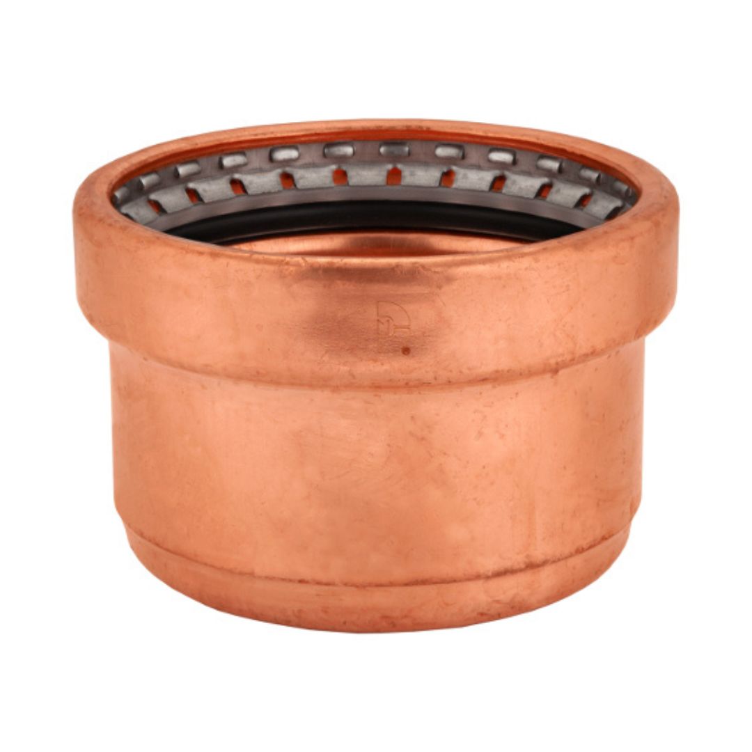 BMI 2-1/2 Inch Copper Press Cap