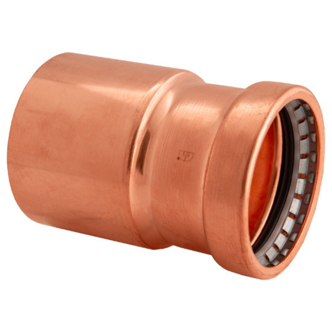 BMI 2-1/2 Inch X 1-1/2 Inch Copper FTG X Press Bushing