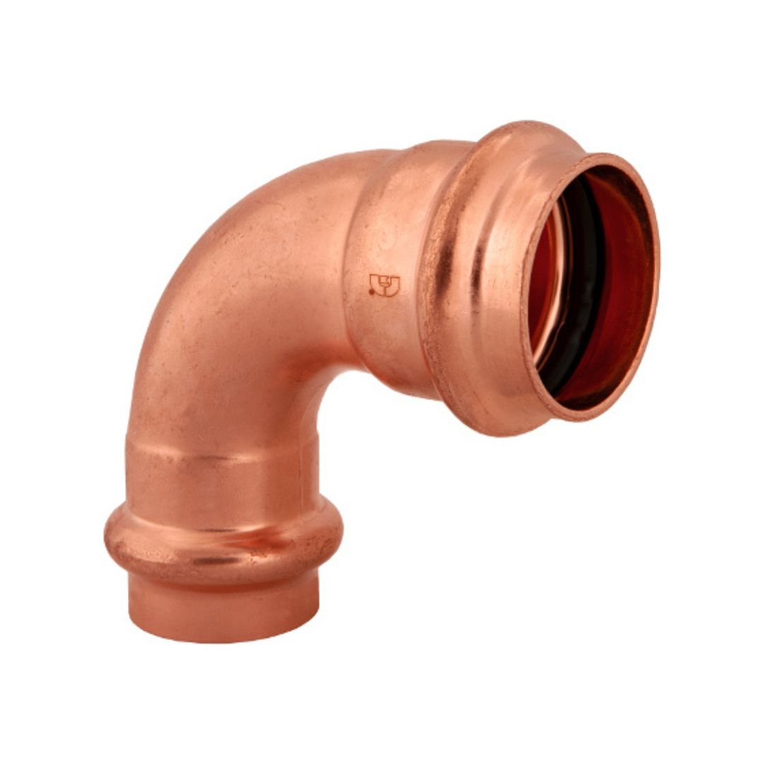 BMI 3/4 X 1/2 Inch Copper Press 90 Reducing Elbow - Carton of 15