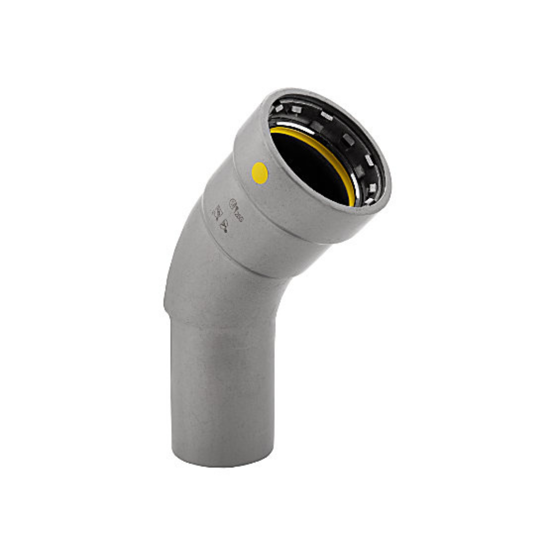 BMI 1-1/4 Inch Carbon Steel Gas FTG X Press 45 Street Elbow