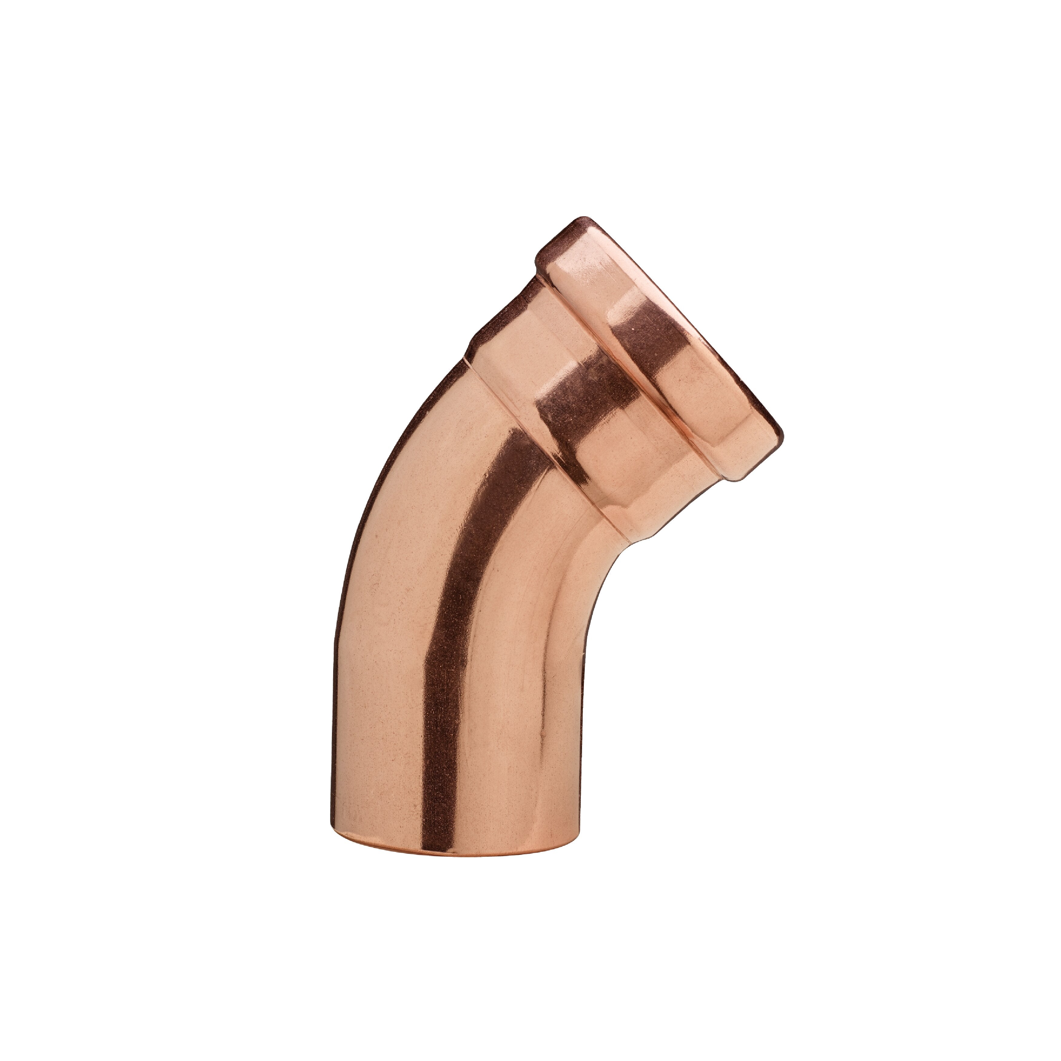 Bonomi 5V150018 - 4 Inch Copper Press 45 Degree Street Elbow