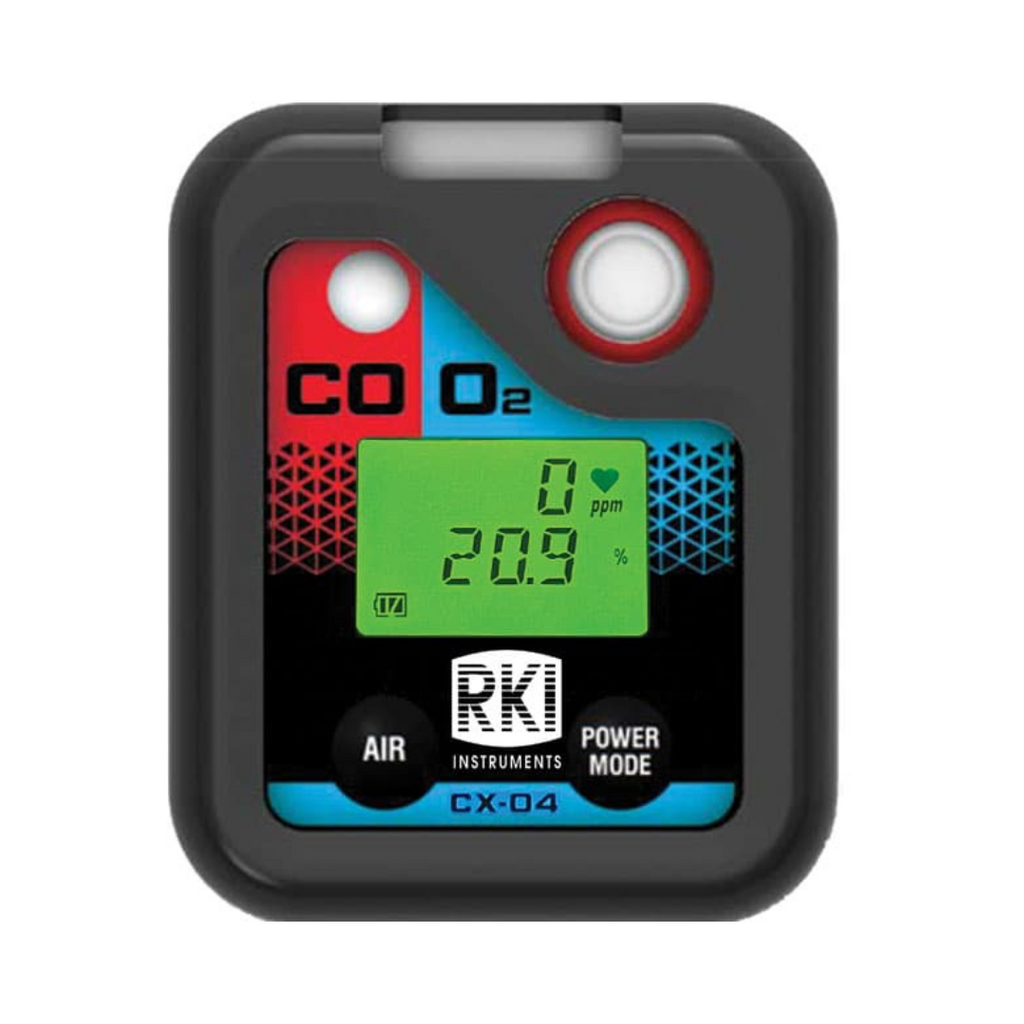 RKI Instruments CX-04 Single Gas Monitor CO and O2, 73-0069