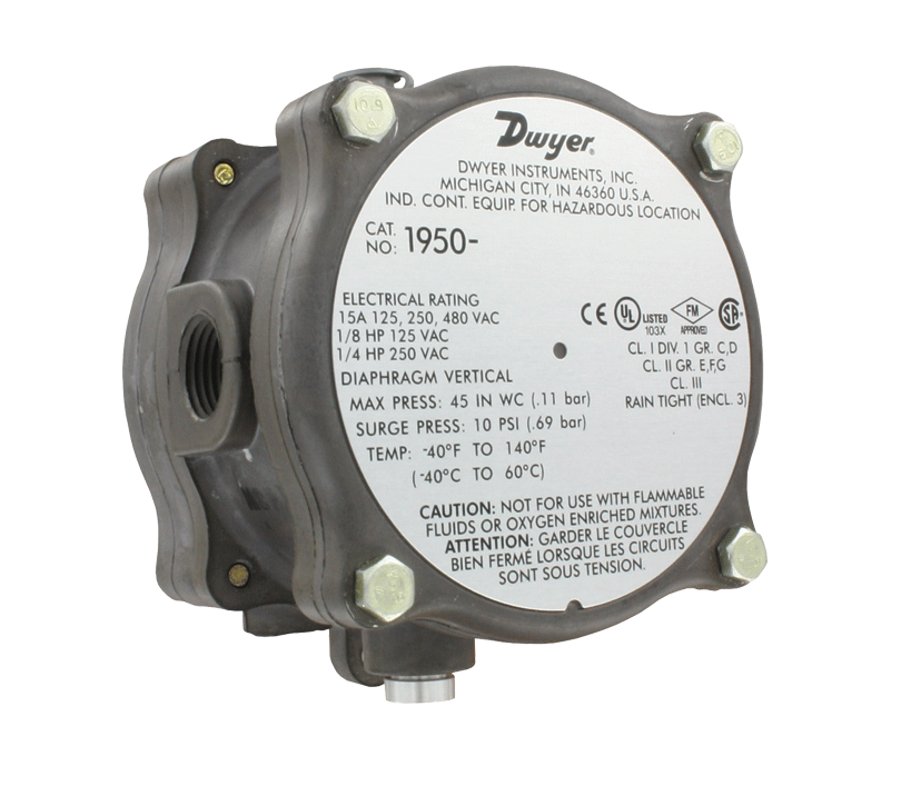 Dwyer Pressure Switch for Falco F600