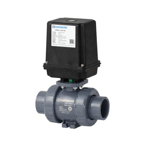 Hayward TBH Series PVC Ball Valve with EAU1 Actuator