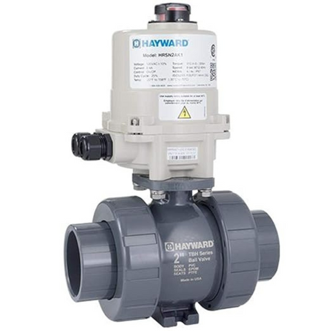 Hayward TBH Series CPVC Ball Valve with HRS Actuator