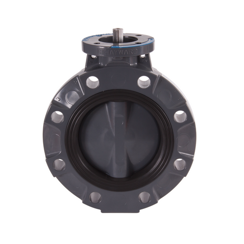 Hayward Actuation Ready BYV Series CPVC Lug Style Butterfly Valve, FPM