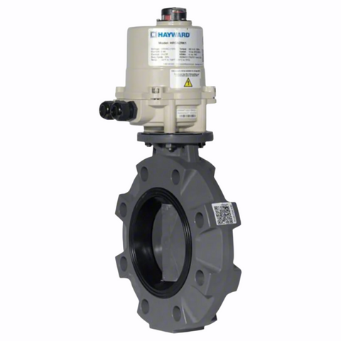 Hayward BYV Series Butterfly Valve with HRSN2 ON/OFF Actuator