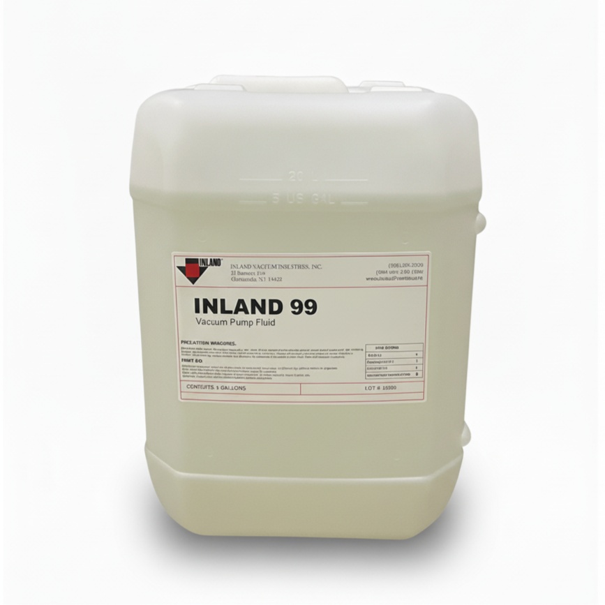 Inland 99 Full Synthetic Oil for Liquid Ring Pumps/ Vacuum Pumps, 5 Gallons