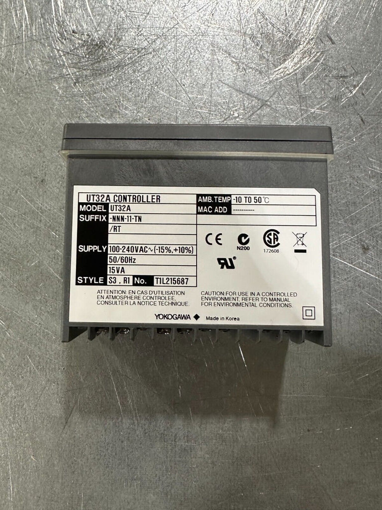 Yokogawa UT32A Digital Controller, Tested