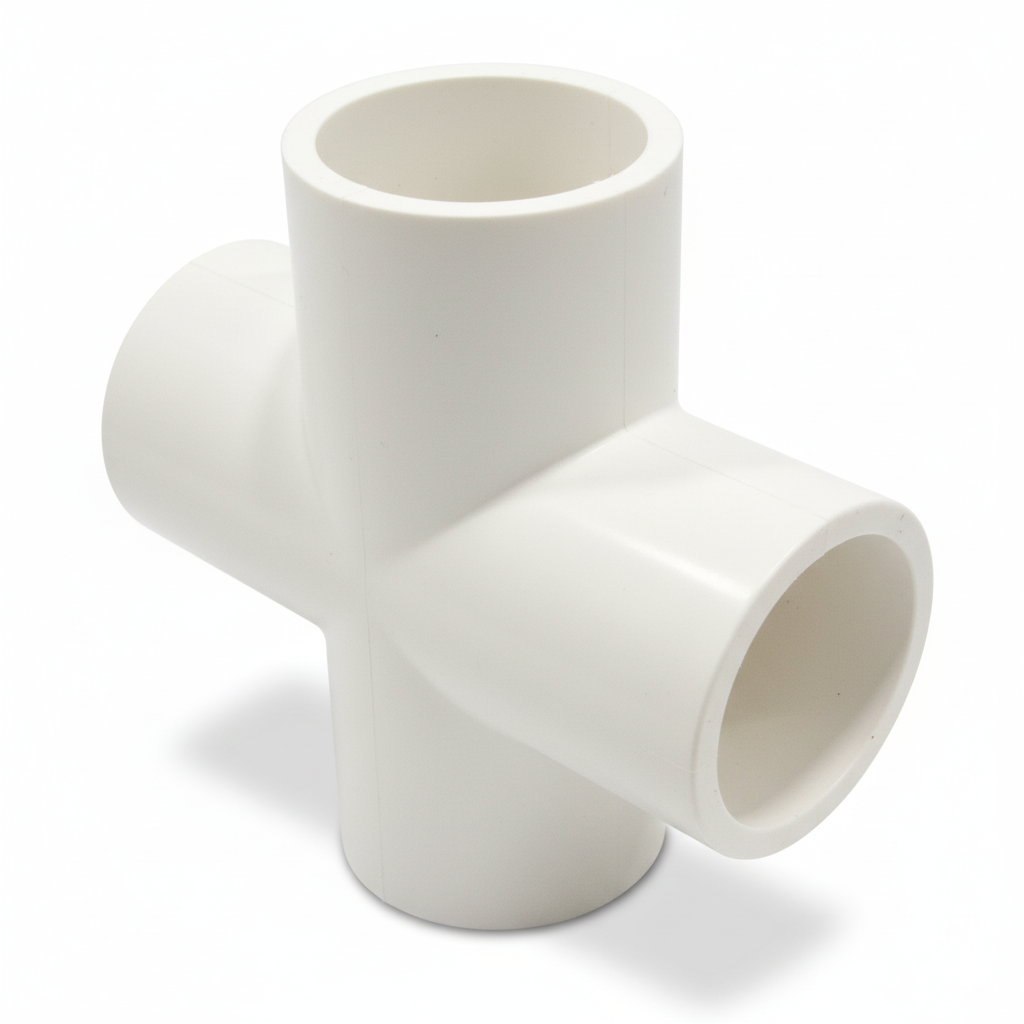 ERA Sch 40 PVC 2 Inch Cross, Socket, NSF Compliant