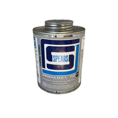 Spears Primer-68 Clear Low VOC Primer for PVC and CPVC, 1 Pint