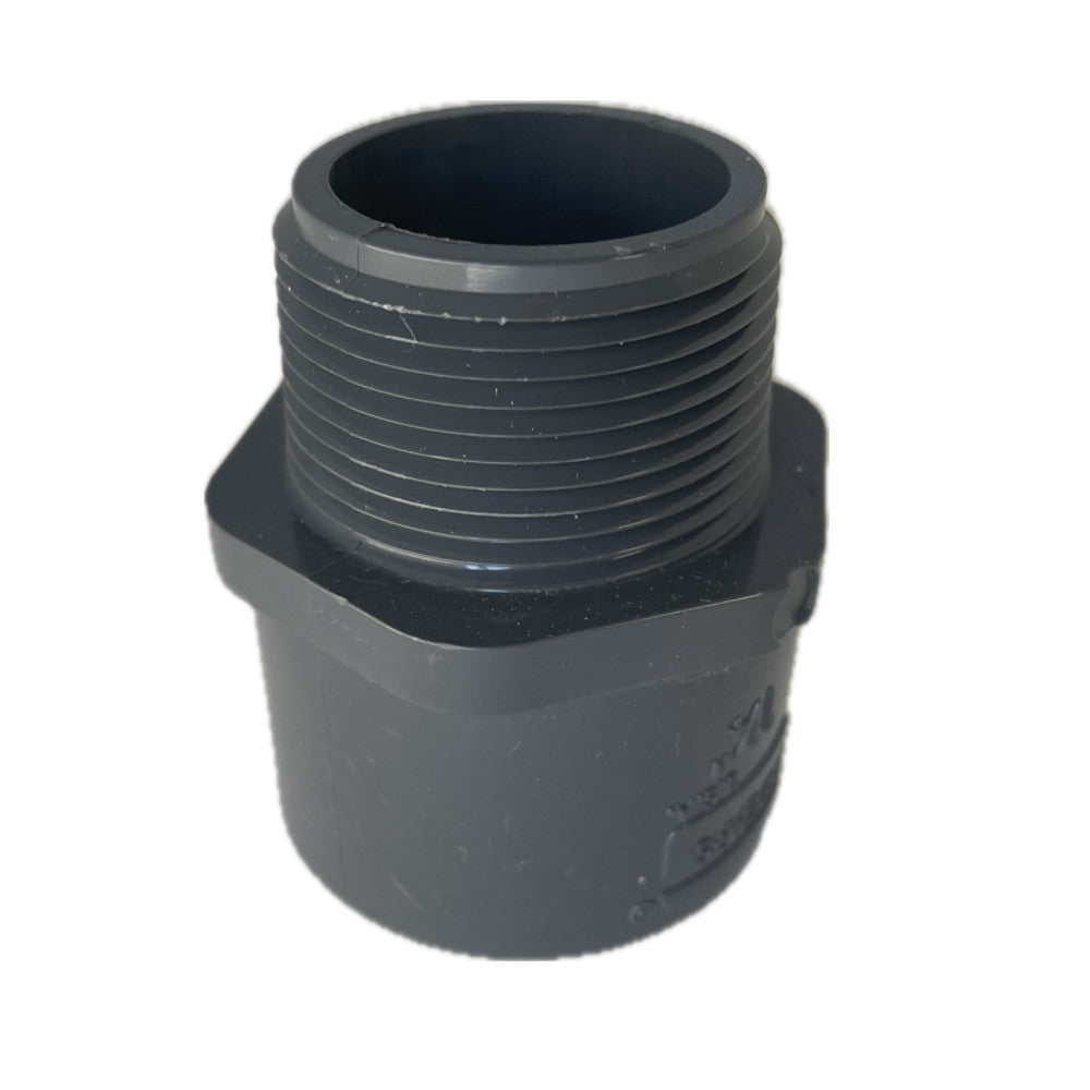 thumbnail image 2 of Lot Of 50 ERA Sch 80 PVC 1 Inch Male Adapters – Socket X Male NPT Thread 2 of 12