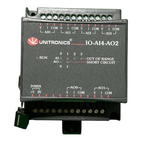 Unitronics IO-AI4-AO2 I/O Expansion Module, 4 Analog Inputs / 2 Analog