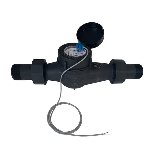 NSF 61 Certified 2 Inch Multi-Jet Nylon Totalizing Water Meter with Pulse Output, EPDM Seals
