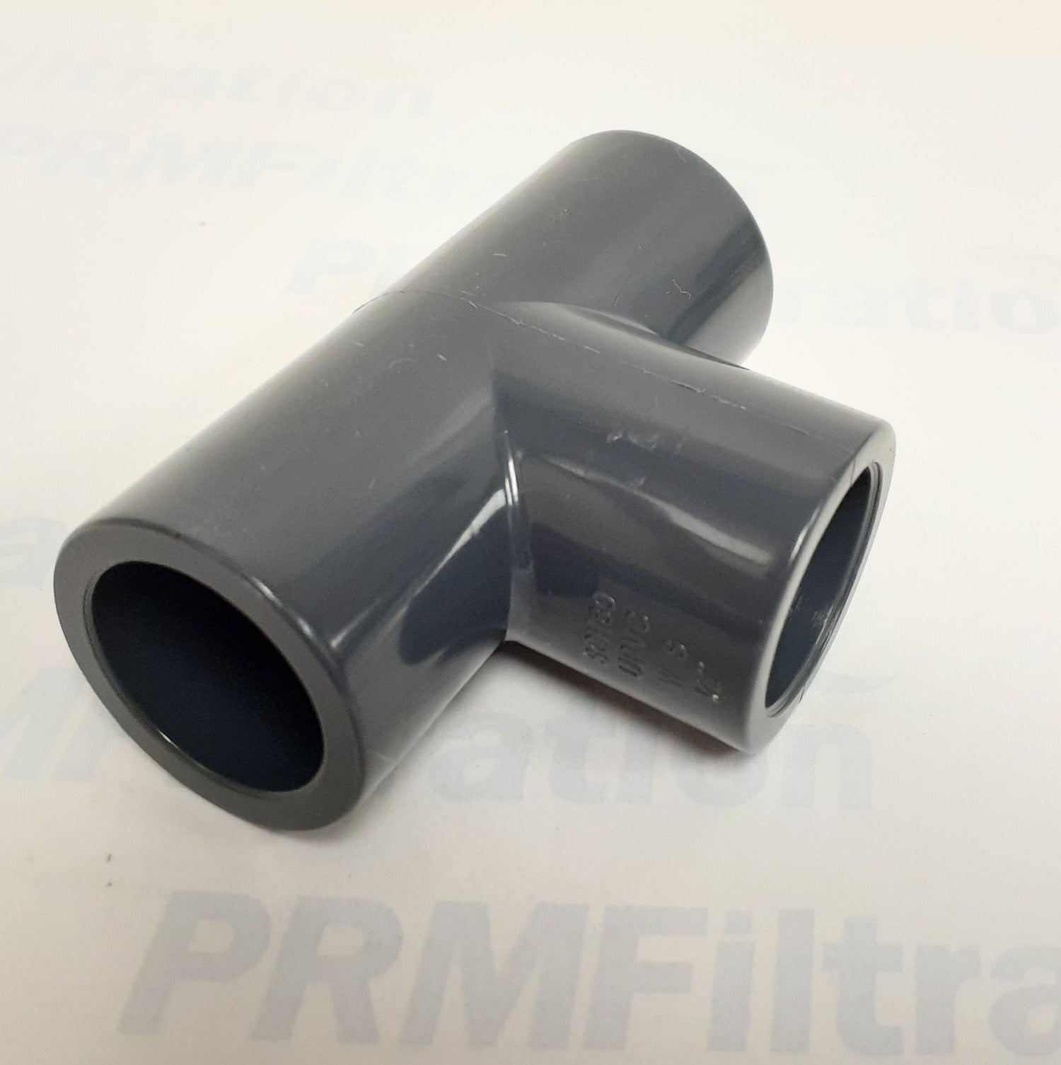 ERA 1" Schedule 80 PVC Straight Tee – Gray, Socket Connect – Sch 80 PVC