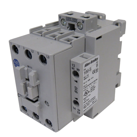 100-C30D10 Allen-Bradley IEC Standard Contactor, 30 Amp, 120VAC Coil
