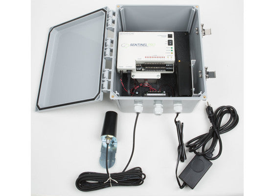 Everything that's included with the Sensaphone Sentinel PRO Monitoring System (Cellular Version)
