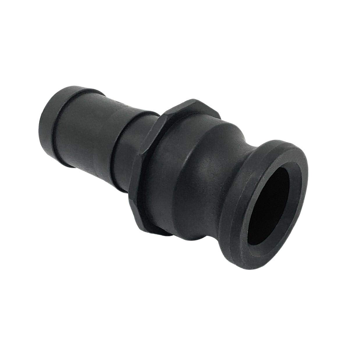 E100 Polypropylene Cam & Groove Fitting, 1 Inch Male Camlock Adapter X Hose Shank