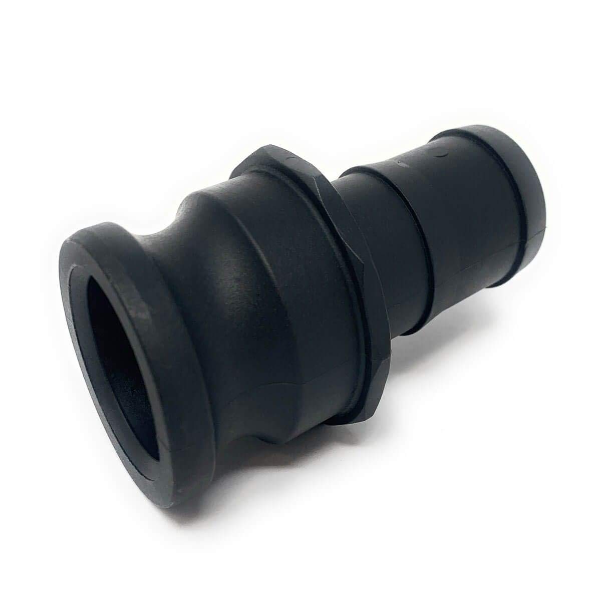 E150 Polypropylene Cam & Groove Fitting, 1-1/2 Inch Male Camlock Adapter X Hose Shank