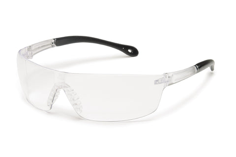 Gateway Safety Starlite 4479 Squared Safety Glasses, Clear Anti-Fog Lens, Clear Temple, Lightweight