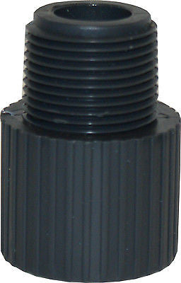 ERA Sch 80 PVC Male Adapter, Male NPT Thread X Socket - 1-1/2 Inch
