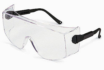 Gateway Safety Coveralls 6880 Safety Glasses, Clear Lens, Black Temple
