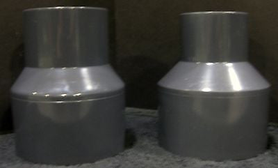 ERA Sch 80 PVC Bell Reducing Coupling, 2 Inch X 1-1/2 Inch Socket X Socket