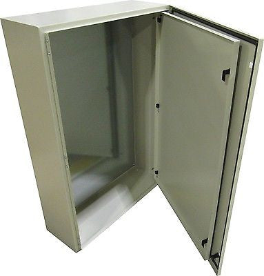 Tecnomatic Panel Enclosure, 48 X 32 X 12 with Dead Front and Back Plate, Powder Coated, 28260-PD