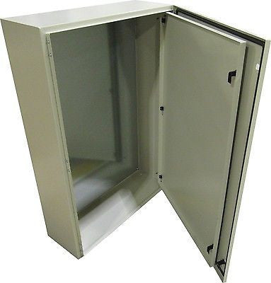Tecnomatic Panel Enclosure, 24 X 24 X 10 with Dead Front and Back Plate, Powder Coated, 28177-PD