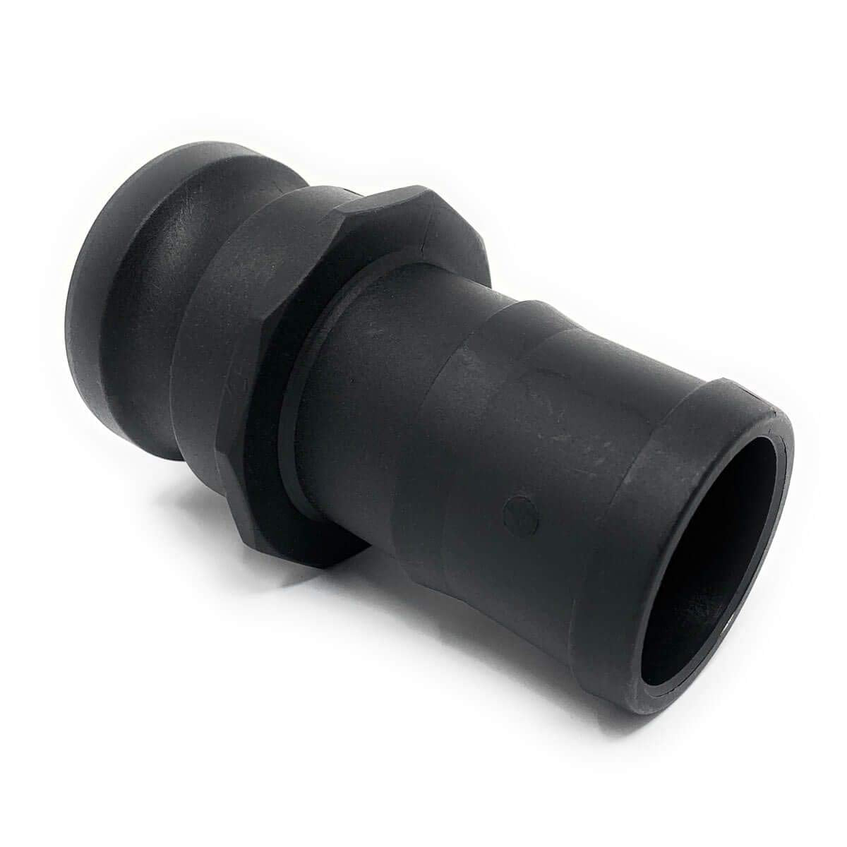 E200 Polypropylene Cam & Groove Fitting, 2 Inch Male Camlock Adapter X Hose Shank