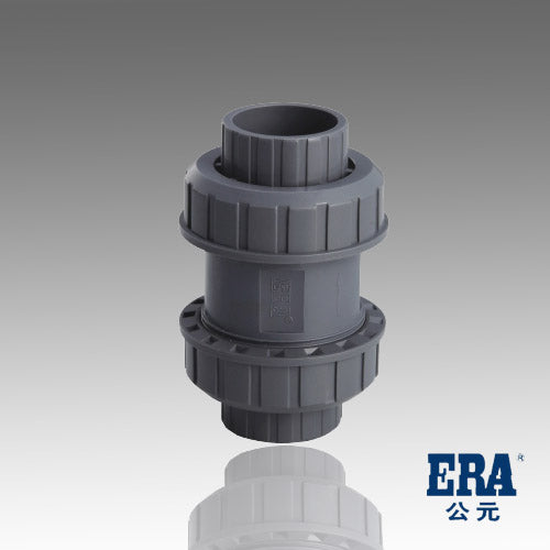 ERA Sch 80 PVC True Union Ball Check Valve - 1 Inch Socket Connection