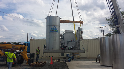 SVE System with Air Sparge, 40' x 9.5' Connex Container, VP3000 Carbon Vessels, Chlorocat 750 Gas Oxidizer