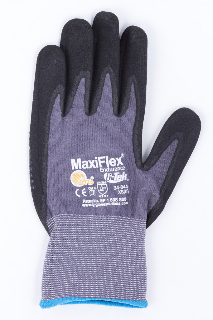 ATG 34-844 MariFlex® Endurance™ Nylon, Micro-Foam Nitrile Grip Gloves- X-SMALL(6)