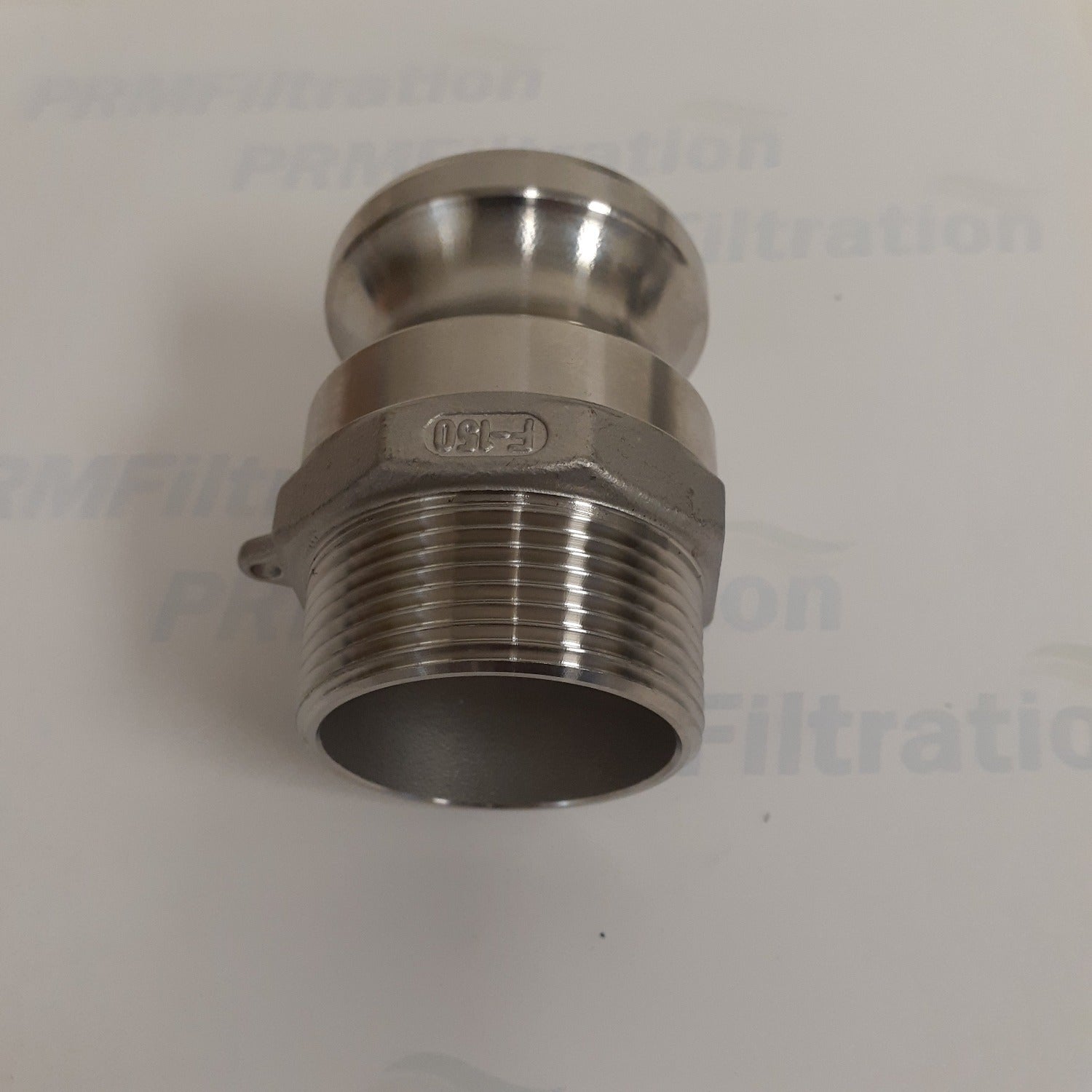 Stainless Steel Cam & Groove F200 Fitting, 2 Inch Male Camlock X Male NPT Thread