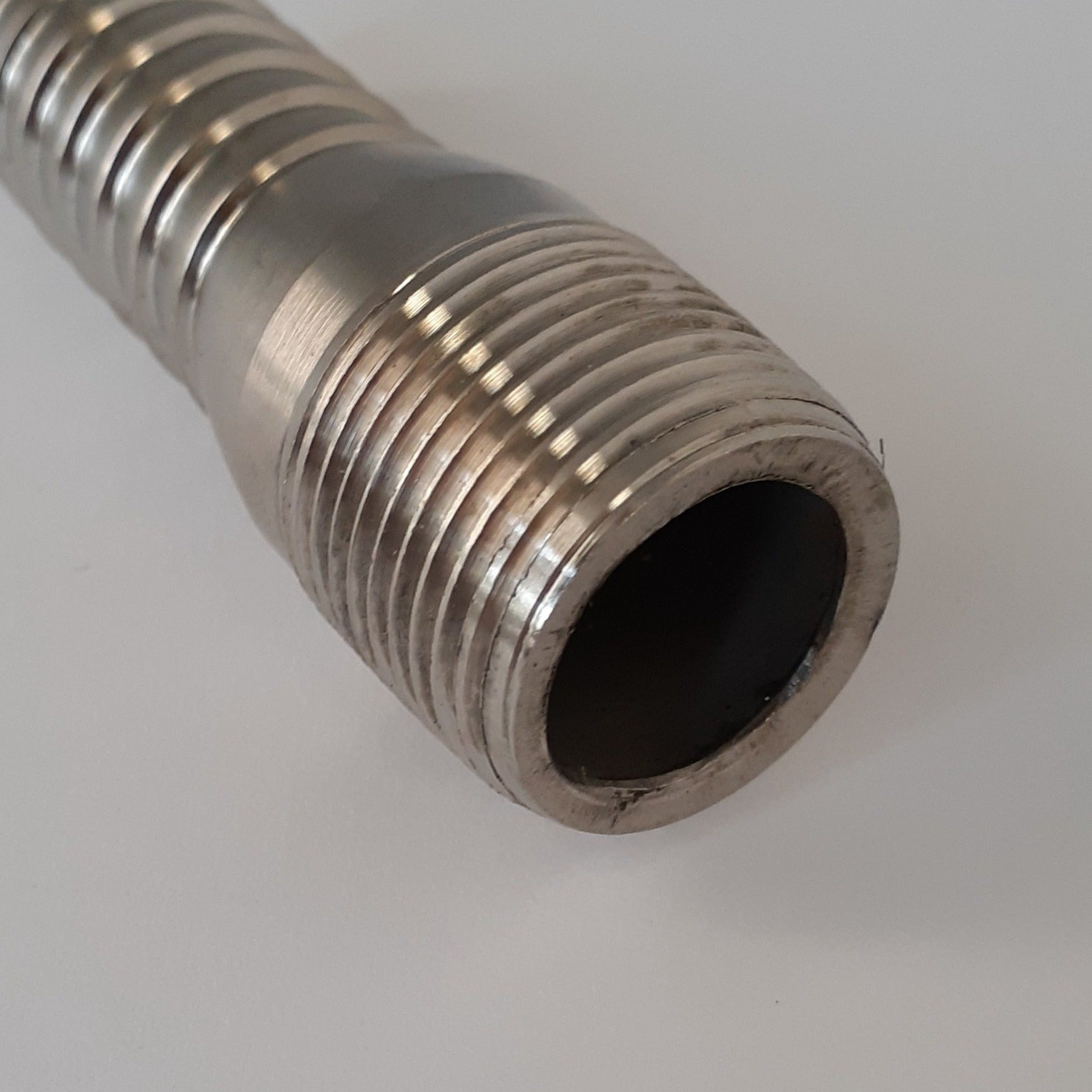 3/4 Inch 304 Stainless Steel King Combination (KC) Nipple (MNPT X Hose Barb)