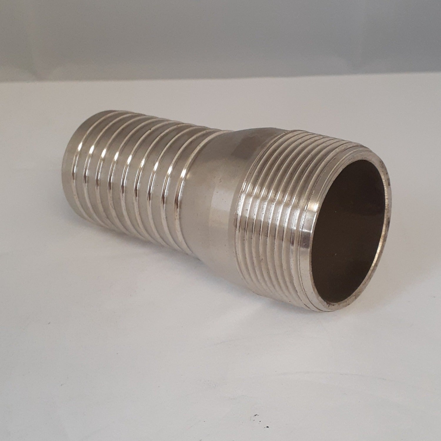 1 Inch 304 Stainless Steel King Combination (KC) Nipple (MNPT X Hose Barb)
