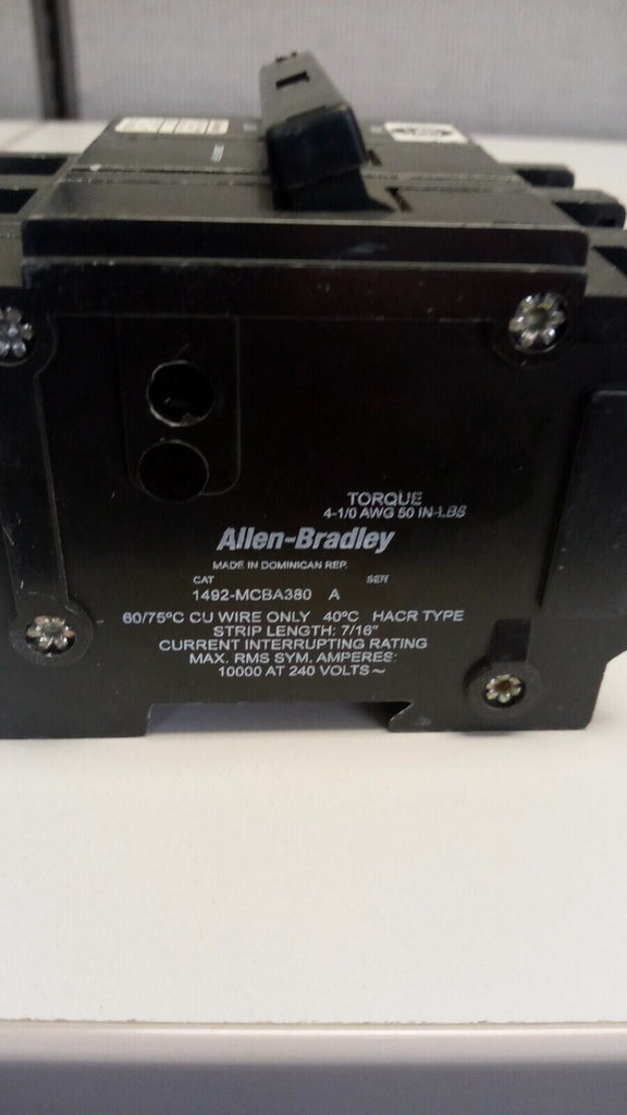 Allen Bradley 1492-MCBA380 Breaker