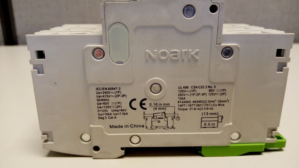 Noark D30A Miniature Circuit Breaker, 3 Pole- New Old Stock