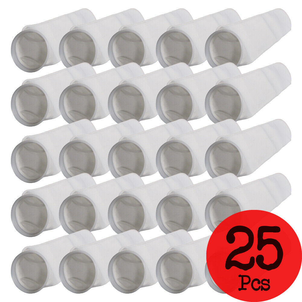 #2 Size 1 Micron Liquid Filter Bags, Polyester Felt, Polypropylene Ring