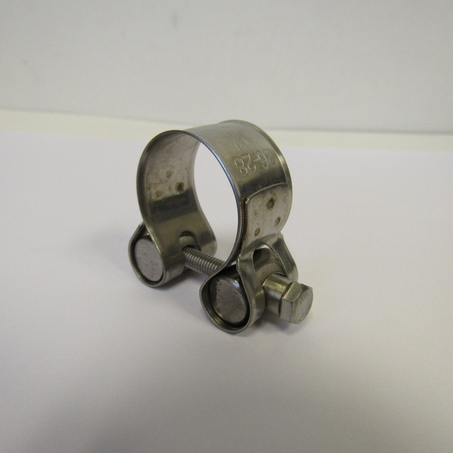 26-28 mm (1.02" to 1.10") Heavy Duty T-Bolt Hose Clamps, 304 Stainless Steel