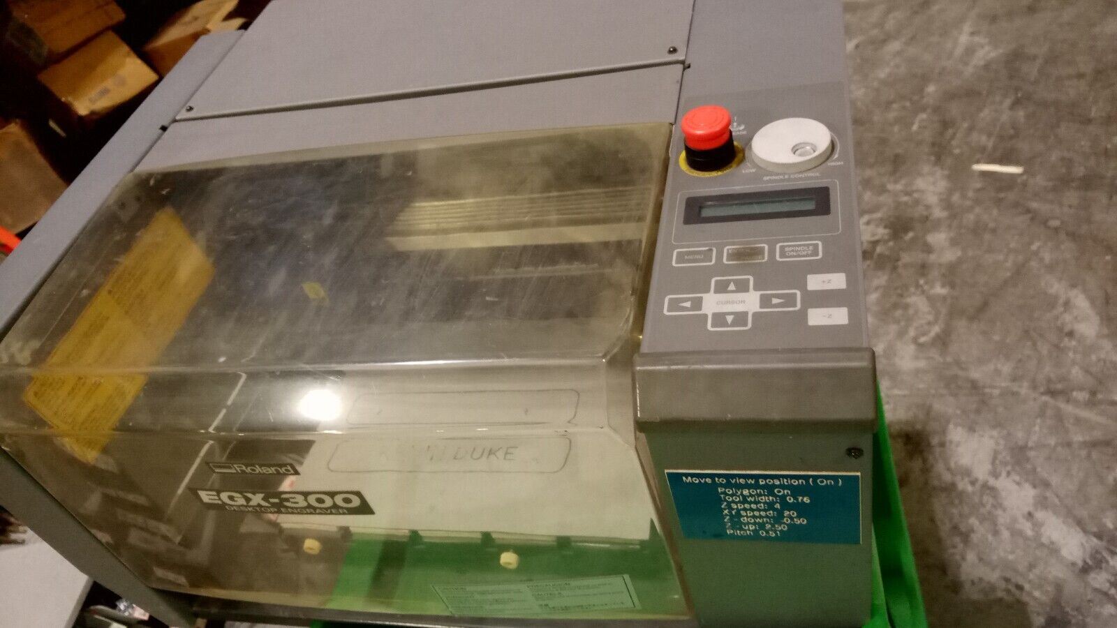 Roland EGX-300 Desktop Engraver