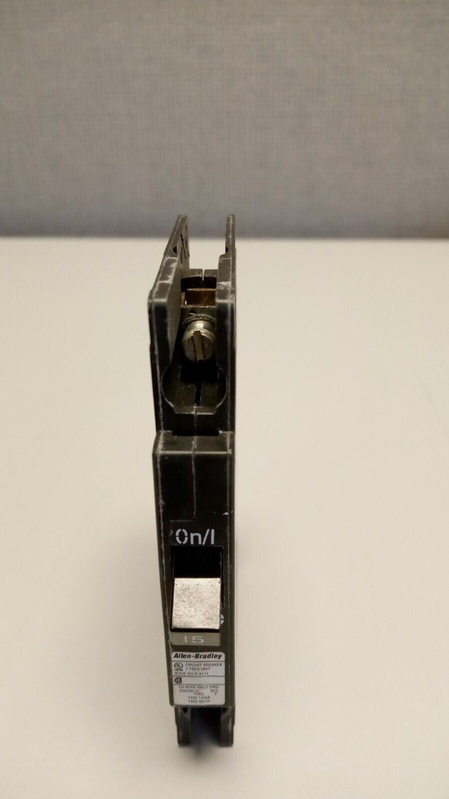 Allen-Bradley 1492-MCAA115 Single Pole Circuit Breaker- Used