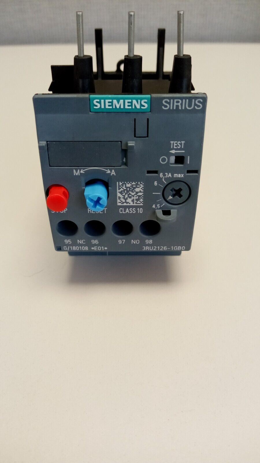 SIEMENS 3RU2126-1GB0 Overload Relay- New Old Stock